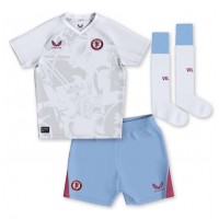 Aston Villa Moussa Diaby #19 Bortadräkt Barn 2023-24 Kortärmad (+ Korta byxor)